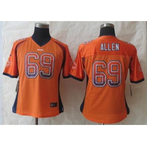 nike women nfl jerseys chicago bears #69 allen orange[Elite drift fashion]