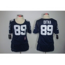 nike women nfl jerseys chicago bears #89 mike ditka blue[breast cancer awareness]