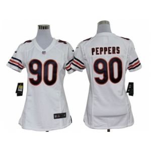 nike women nfl jerseys chicago bears #90 peppers white[nike]