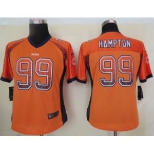 nike women nfl jerseys chicago bears #99 hampton orange[Elite drift fashion][hampton]