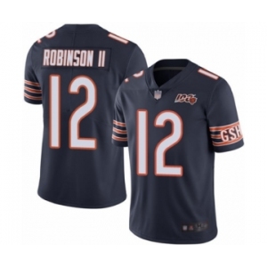 Youth Chicago Bears #12 Allen Robinson Navy Blue Team Color 100th Season Limited Football Jersey