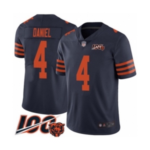 Youth Chicago Bears #4 Chase Daniel Limited Navy Blue Rush Vapor Untouchable 100th Season Football Jersey