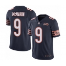 Youth Chicago Bears #9 Jim McMahon Navy Blue Team Color 100th Season Limited Football Jersey