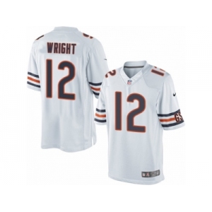 Youth Nike Chicago Bears #12 Kendall Wright Limited White NFL Jersey