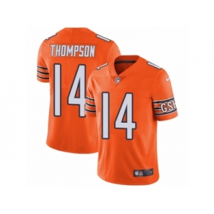 Youth Nike Chicago Bears #14 Deonte Thompson Limited Orange Rush Vapor Untouchable NFL Jersey