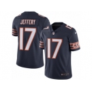 Youth Nike Chicago Bears #17 Alshon Jeffery Limited Navy Blue Rush NFL Jersey