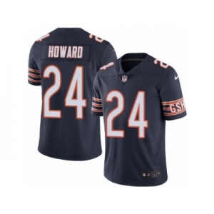 Youth Nike Chicago Bears #24 Jordan Howard Limited Navy Blue Rush NFL Jersey