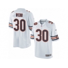 Youth Nike Chicago Bears #30 B.W. Webb Limited White NFL Jersey