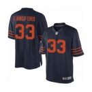 Youth Nike Chicago Bears #33 Jeremy Langford Navy Blue Throwback Alternate NFL Jersey