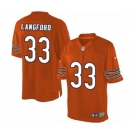 Youth Nike Chicago Bears #33 Jeremy Langford Orange Alternate NFL Jersey