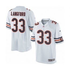 Youth Nike Chicago Bears #33 Jeremy Langford White NFL Jersey