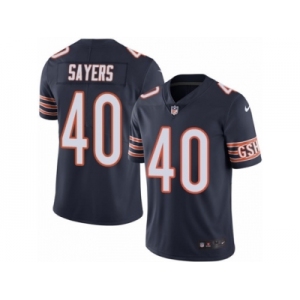 Youth Nike Chicago Bears #40 Gale Sayers Limited Navy Blue Rush NFL Jersey
