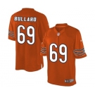 Youth Nike Chicago Bears #69 Jonathan Bullard Limited Orange Alternate NFL Jers