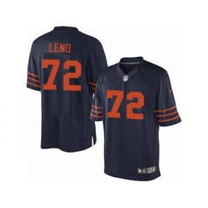 Youth Nike Chicago Bears #72 Charles Leno Limited Navy Blue 1940s Throwback Alternate NFL Jersey