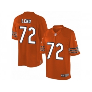 Youth Nike Chicago Bears #72 Charles Leno Limited Orange Alternate NFL Jersey