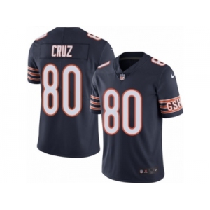 Youth Nike Chicago Bears #80 Victor Cruz Navy Blue Team Color Vapor Untouchable Limited Player NFL Jersey