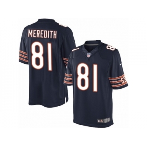 Youth Nike Chicago Bears #81 Cameron Meredith Limited Navy Blue Team Color NFL Jersey