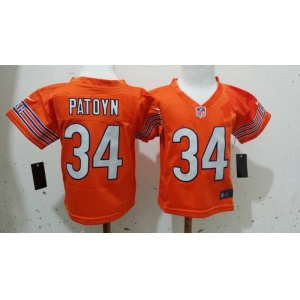 nike kids nfl jerseys chicago bears #34 payton orange[nike]