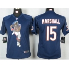 nike youth nfl jerseys chicago bears #15 brandon marshall blue[portrait fashion]