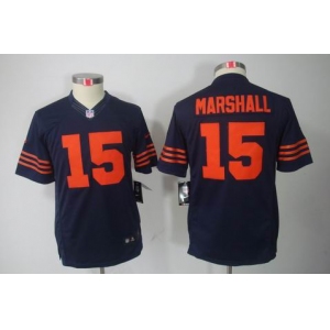 nike youth nfl jerseys chicago bears #15 marshall blue[nike limited orange number]