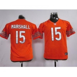 nike youth nfl jerseys chicago bears #15 marshall orange[marshall][nike]