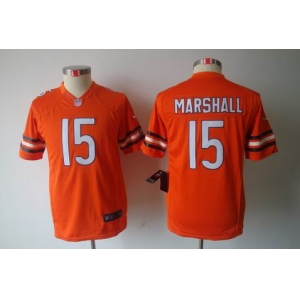 nike youth nfl jerseys chicago bears #15 marshall orange[nike limited]