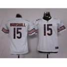 nike youth nfl jerseys chicago bears #15 marshall white[marshall][nike]