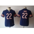 nike youth nfl jerseys chicago bears #22 forte blue[nike]