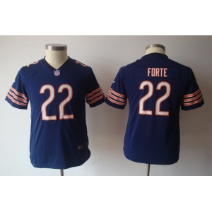 nike youth nfl jerseys chicago bears #22 forte blue[nike]