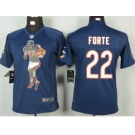 nike youth nfl jerseys chicago bears #22 forte blue[portrait fashion]