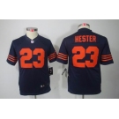 nike youth nfl jerseys chicago bears #23 hester blue[nike limited orange number]