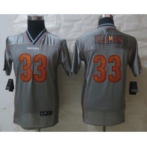 nike youth nfl jerseys chicago bears #33 charles tillman grey[nike vapor]