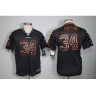 nike youth nfl jerseys chicago bears #34 payton black[nike lights out]