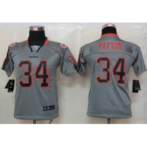 nike youth nfl jerseys chicago bears #34 payton grey[nike lights out]