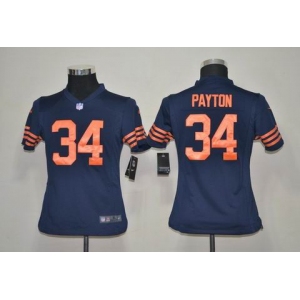 nike youth nfl jerseys chicago bears #34 payton m&n blue[nike]