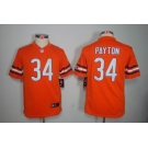 nike youth nfl jerseys chicago bears #34 payton orange[nike limited]