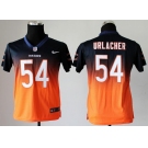 nike youth nfl jerseys chicago bears #54 urlacher blue-orange[nike drift fashion][second version]