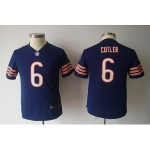 nike youth nfl jerseys chicago bears #6 cutler blue[nike]