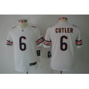 nike youth nfl jerseys chicago bears #6 cutler white[nike limited]