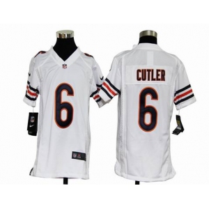 nike youth nfl jerseys chicago bears #6 cutler white[nike]