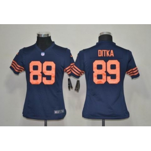 nike youth nfl jerseys chicago bears #89 ditka m&n blue[nike]