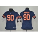 nike youth nfl jerseys chicago bears #90 peppers m&n blue[nike]