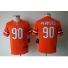 nike youth nfl jerseys chicago bears #90 peppers orange[nike limited]