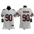 nike youth nfl jerseys chicago bears #90 peppers white[nike]