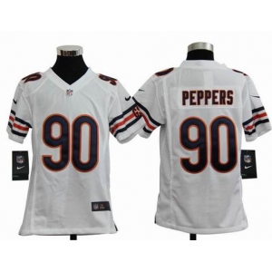 nike youth nfl jerseys chicago bears #90 peppers white[nike]