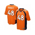 Men Nike Denver Broncos #48 Shaquil Barrett Game Orange Team Color NFL Jersey