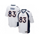 Men Nike Denver Broncos #83 A.J. Derby Game White NFL Jersey