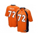 Men's Denver Broncos #72 Garett Bolles Nike Orange 2017 Draft Pick Game Jersey