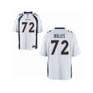 Men's Denver Broncos #72 Garett Bolles Nike White 2017 Draft Pick Game Jersey