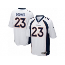 Men's Nike Denver Broncos #23 Devontae Booker Game White NFL Jersey